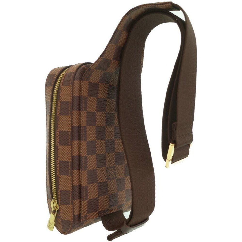 Louis Vuitton Body Brown Ebene Damier Geronimos Crossbody Bag - Picture 1 of 9